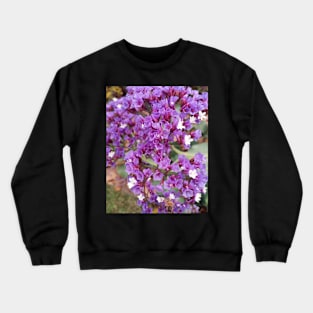 Purple Blooms Crewneck Sweatshirt